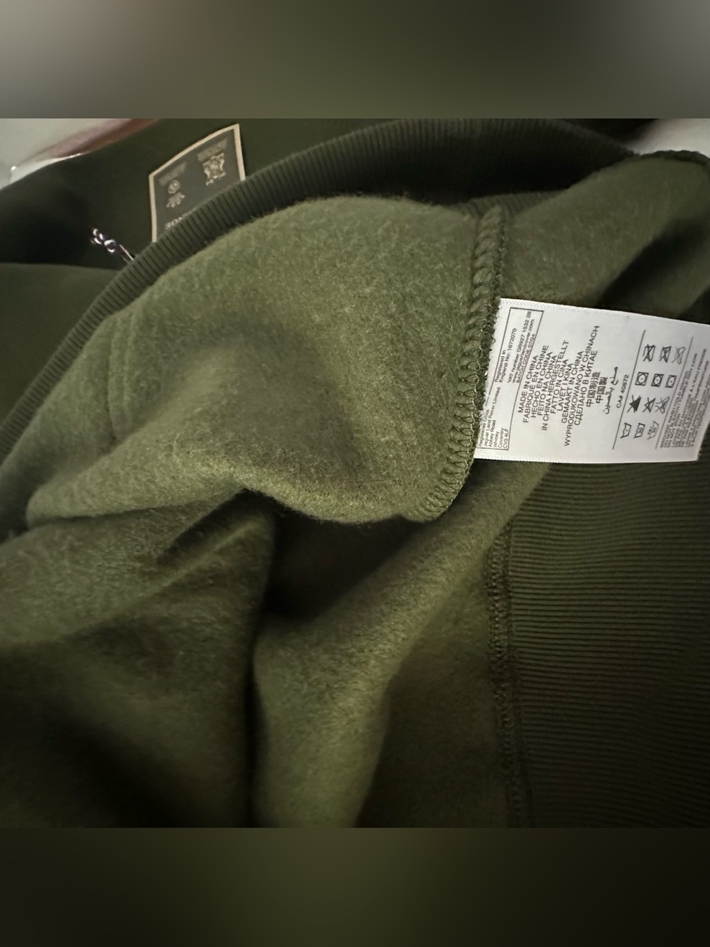 Red Canoe x Land Rover Heritage Pullover Hoodie Bronze Green Large NWT - Picture 13 of 13